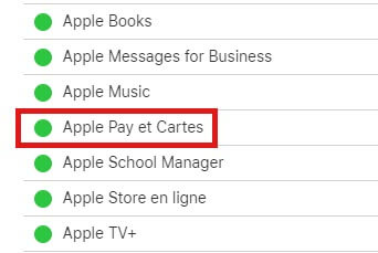 Apple Pay et Cartes