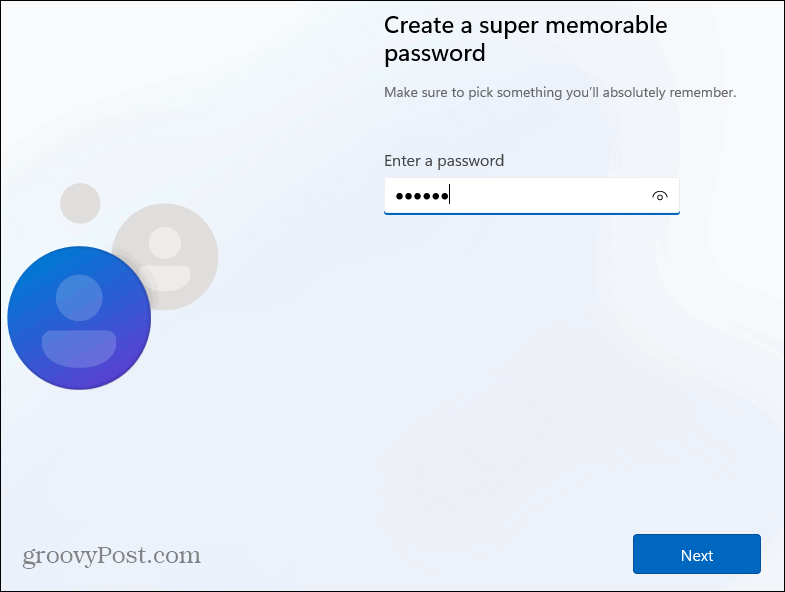 verify password for local user