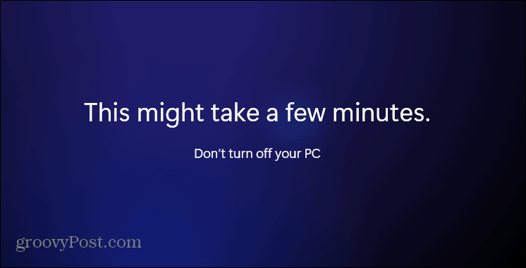 windows setting up