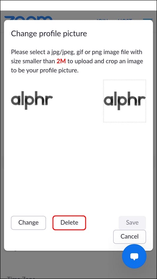 Comment supprimer une photo de profil Zoom 9 16 1 1 Comment supprimer une photo de profil Zoom