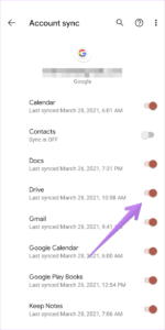 Google Drive senkronize değil