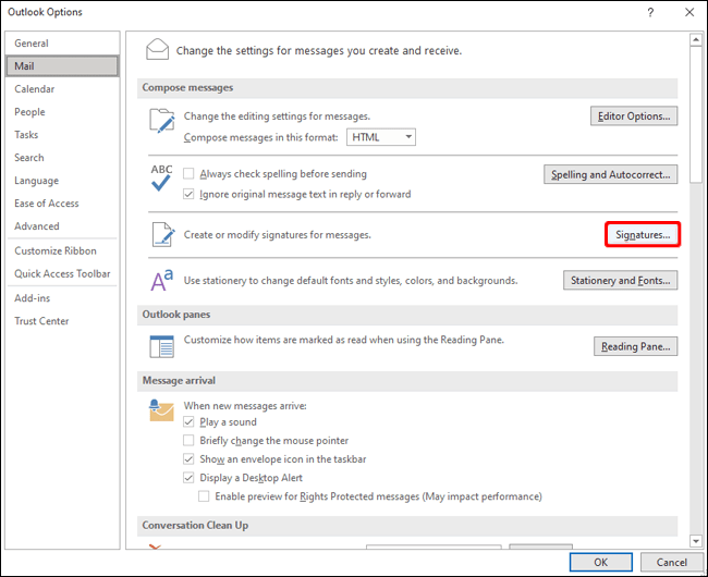 كيفية تغيير التوقيع في Outlook على الكمبيوتر والجوال 2 2 50 كيفية تغيير التوقيع في Outlook على الكمبيوتر والجوال