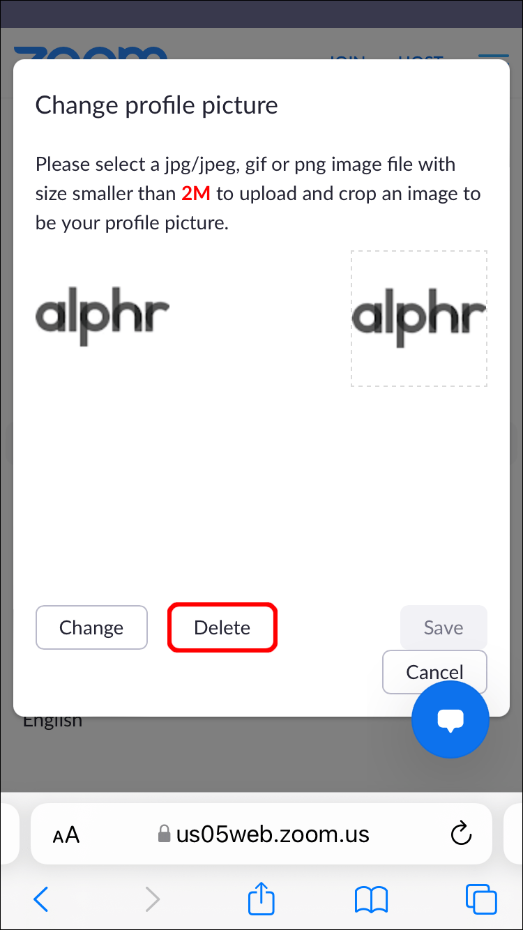 Comment supprimer une photo de profil Zoom 5 21 4 1 Comment supprimer une photo de profil Zoom