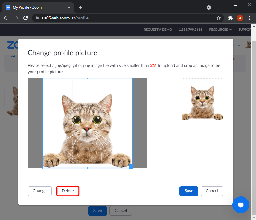 Comment supprimer une photo de profil Zoom 13 5 10 3 Comment supprimer une photo de profil Zoom