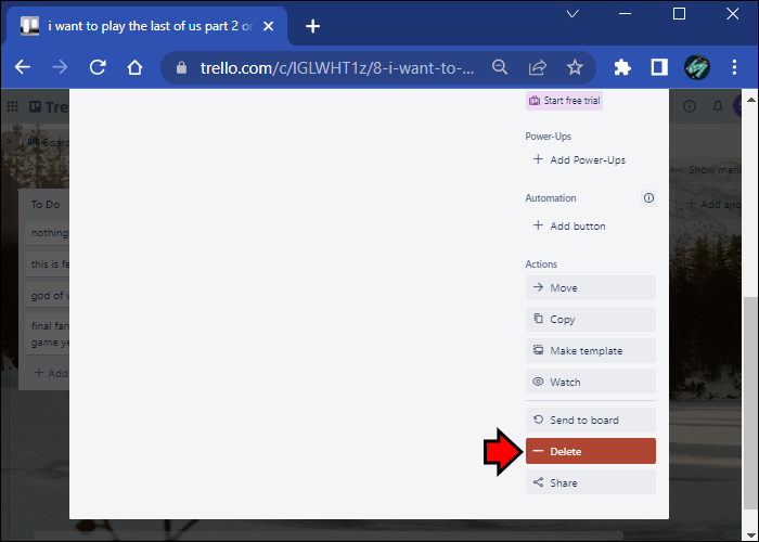 6 24 Comment supprimer une carte dans Trello