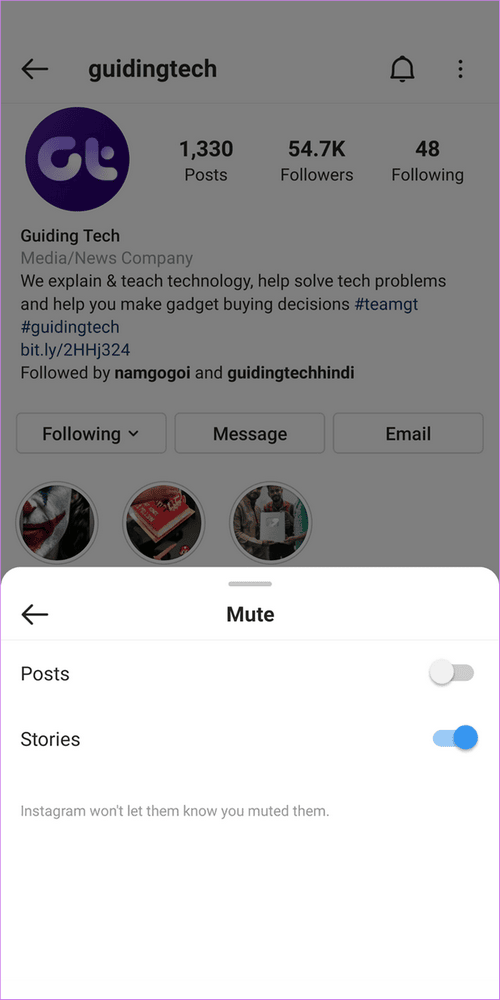 إعادة الصوت على الانستقرام 3