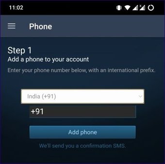 طريقة تفعيل المصادقة الثنائية على ستيم 34 التحقق من الجوال