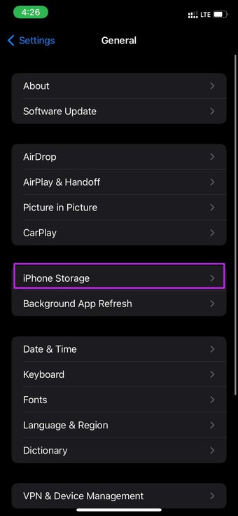 افتح تخزين i Phone لإصلاح مقاطع الفيديو التي لا تعمل على صور i Phone