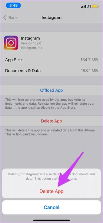 إصلاح انستقرام لا يعمل آيفون 13