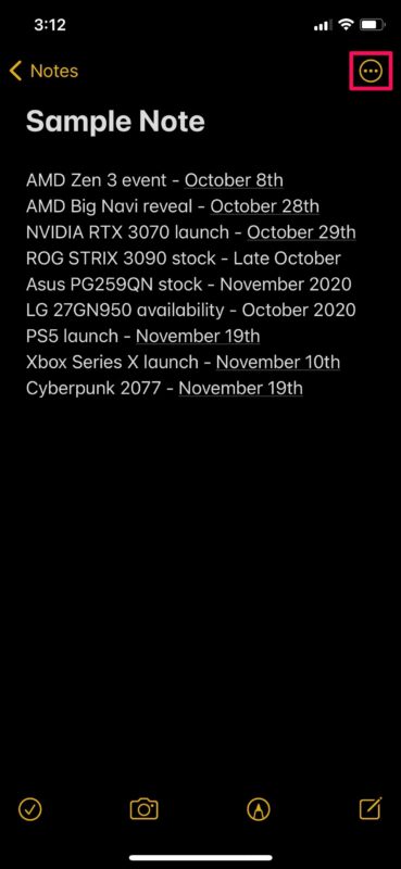 طريقة تغيير خلفية ملاحظة على آيفون و ايباد