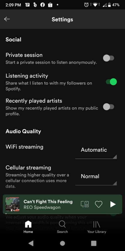 Cómo conectar Spotify a Facebook 9 Social