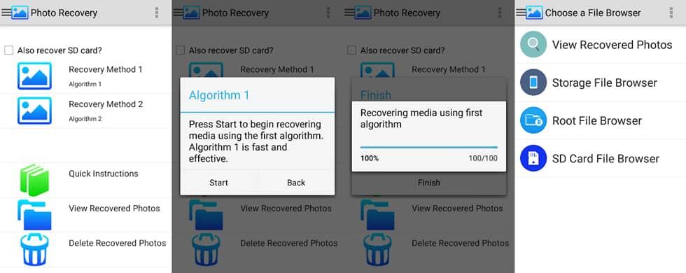 تطبيق Tasty Photo Recovery‏