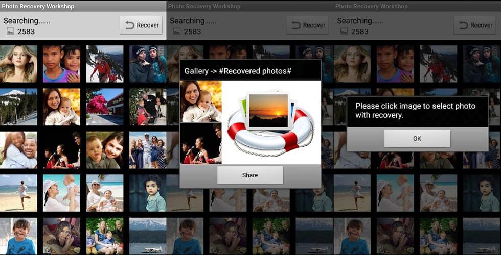 تطبيق Workshop Deleted Photo Recovery
