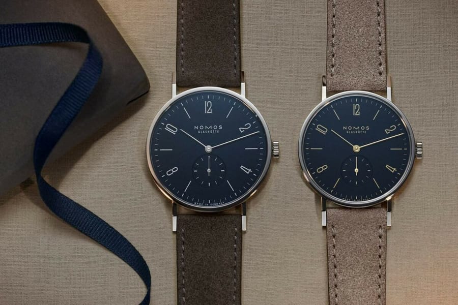 Nomos Glashütte Tangente أزرق ليلي