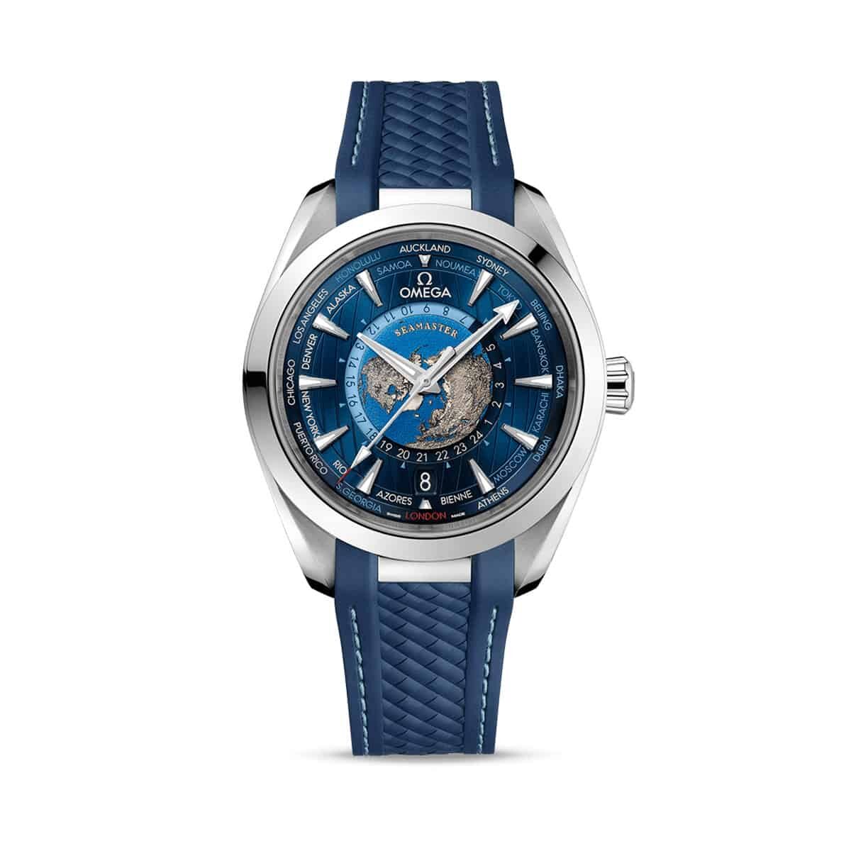 أوميغا الكرونومتر المحوري المشترك GMT Worldtimer
