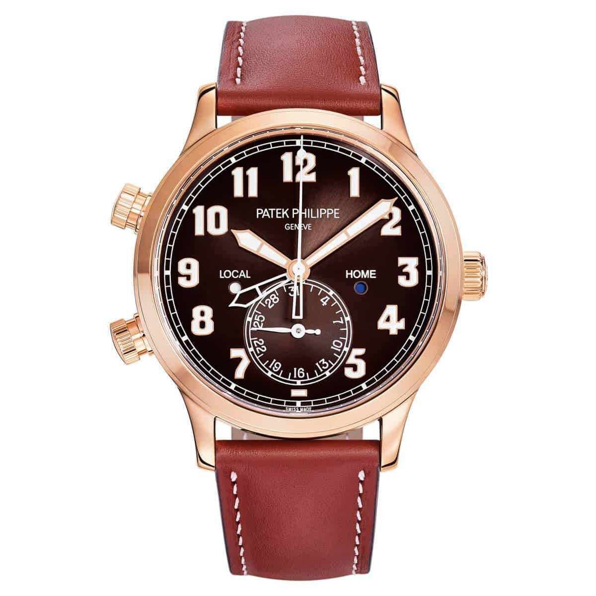مضاعفات باتيك فيليب Calatrava Pilot Travel Time 5524