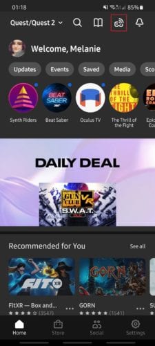 VR Oculus Quest 2: طريقة الإرسال إلى الجوال 9 624c7886bfffb VR Oculus Quest 2: طريقة الإرسال إلى الجوال