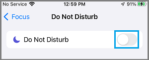 تنبيهات التقويم لا تعمل على آيفون: ماذا تفعل؟ 29 Disable Do Not Disturb Mode on آيفون