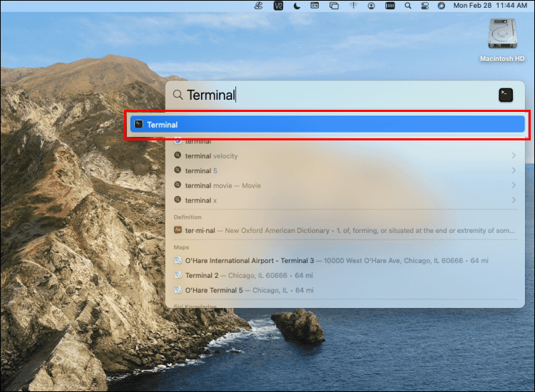 625418d584791 دليل استخدام موجه الأوامر (Terminal) في أجهزة ماك