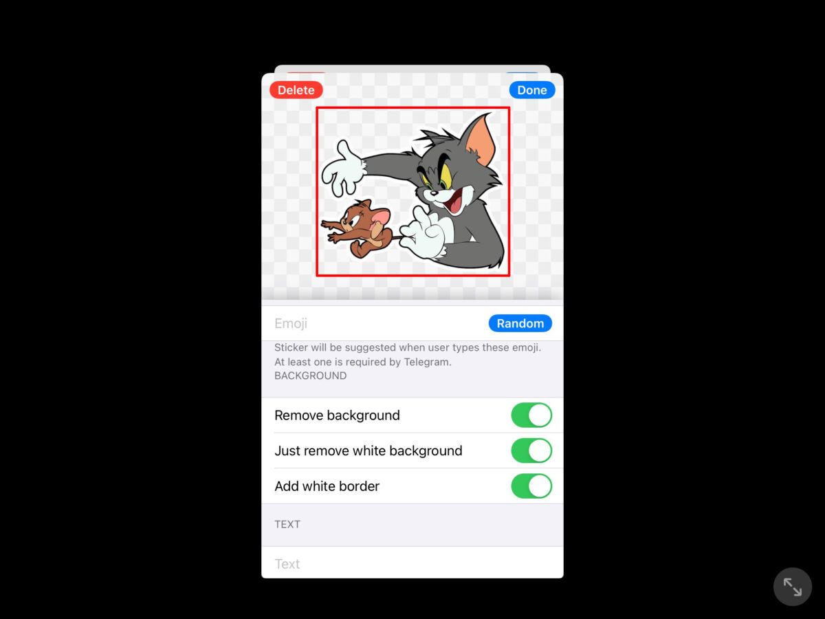 6254b3af0597b طريقة عمل ملصقات متحركة على تيليجرام