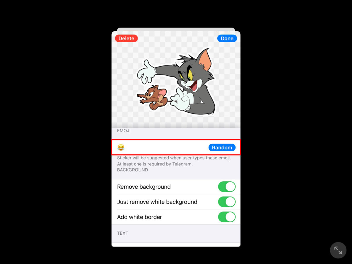 6254b3b3a4924 طريقة عمل ملصقات متحركة على تيليجرام
