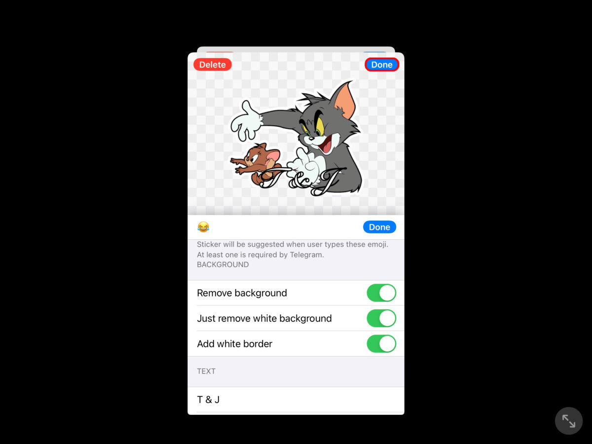 6254b3b54ecfd طريقة عمل ملصقات متحركة على تيليجرام