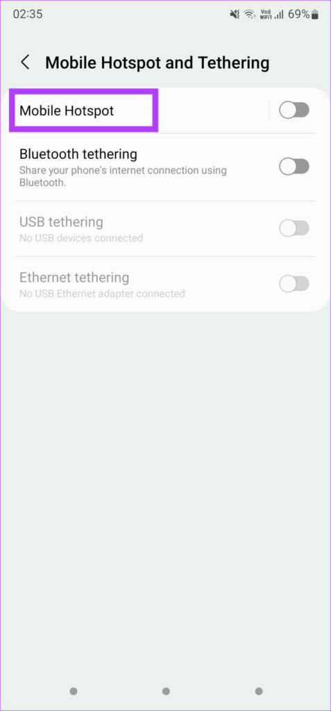 Mobile hotspot