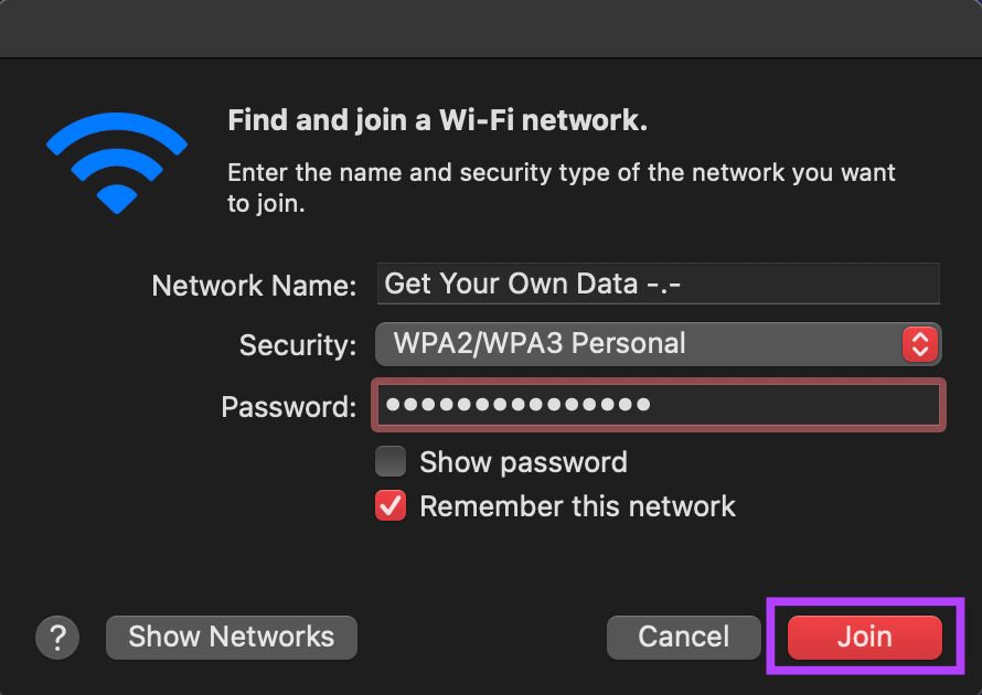 Join network