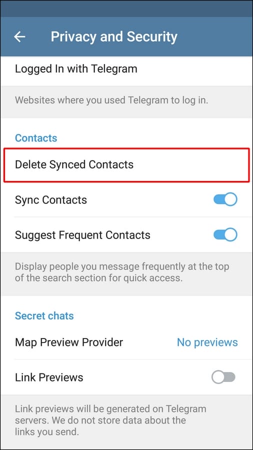 6269aeed0f9df طريقة حذف جهة اتصال في تيليجرام