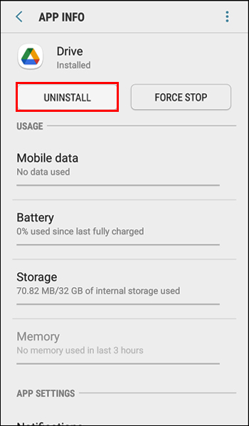 626cecc7450de طريقة إلغاء تثبيت جوجل درايف