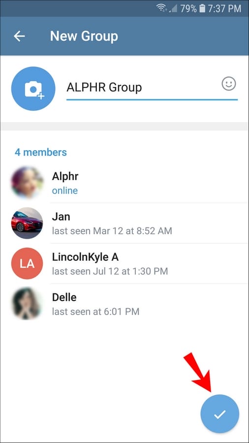 طريقة إنشاء سوبر قروب في تيليجرام