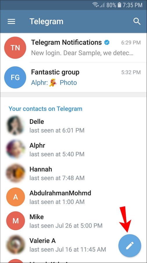 طريقة إنشاء سوبر قروب في تيليجرام