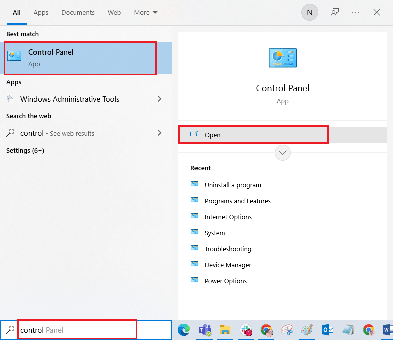 إصلاح تقطع سماعات البلوتوث على ويندوز 10 119 افتح لوحة التحكم