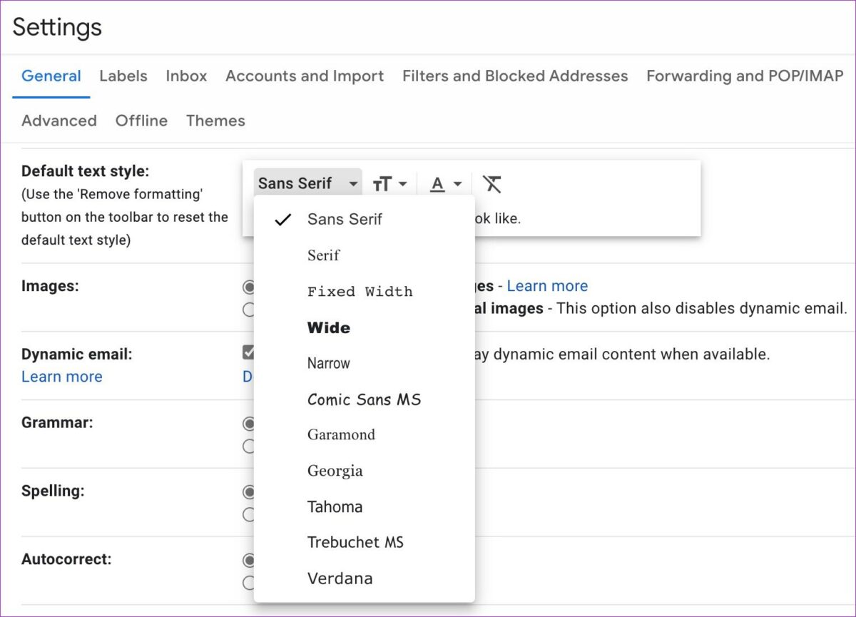 62860cb32cd94 طريقة تغيير الخط في جيميل