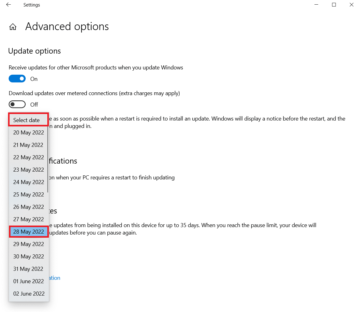 تحديث ويندوز 10/11 يأخذ وقتًا طويلاً .. حل المشكلة 67 حدد التاريخ لجدولة التحديثات