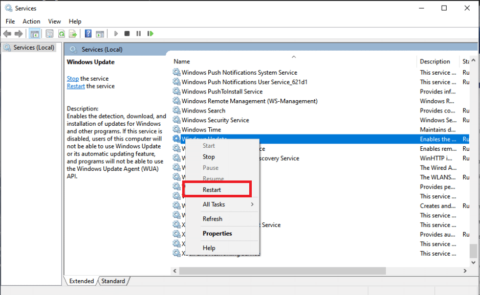 تحديث ويندوز 10/11 يأخذ وقتًا طويلاً .. حل المشكلة 75 أعد تشغيل خدمة ويندوز Update. إصلاح ويندوز Update يأخذ إلى الأبد