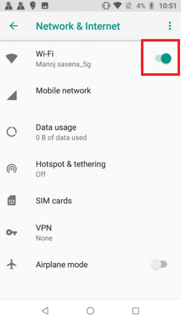 إصلاح بث الشاشة لا يعمل على أندرويد Screen Cast 31 أعد تشغيل واي فاي. إصلاح انعكاس الشاشة الذي لا يعمل