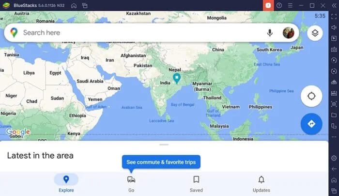 Google Haritalar'ı Bluestacks 3 Emulator ile İndirin