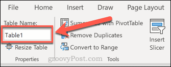 طريقة تسمية جدول في اكسل 22 اسم الجدول التفوق