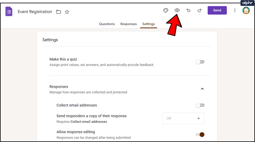 628f6fb8590fa طريقة تحرير نموذج بعد الإرسال في Google Forms