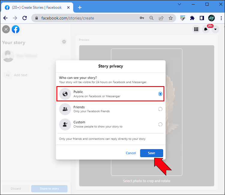6292aca03d783 طريقة إنشاء قصة على فيسبوك على الكمبيوتر أو آيفون أو أندرويد