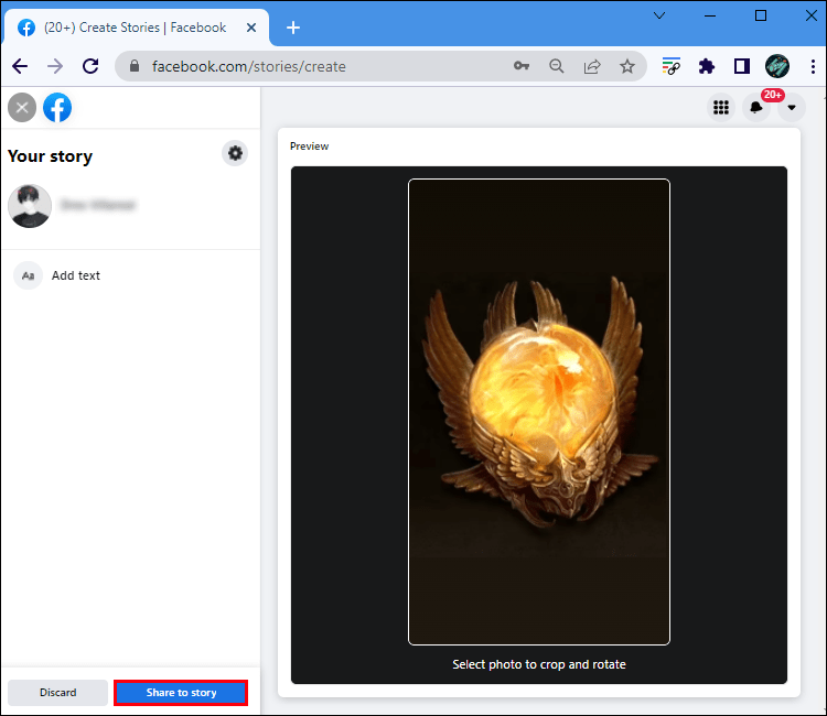 6292aca173c28 طريقة إنشاء قصة على فيسبوك على الكمبيوتر أو آيفون أو أندرويد