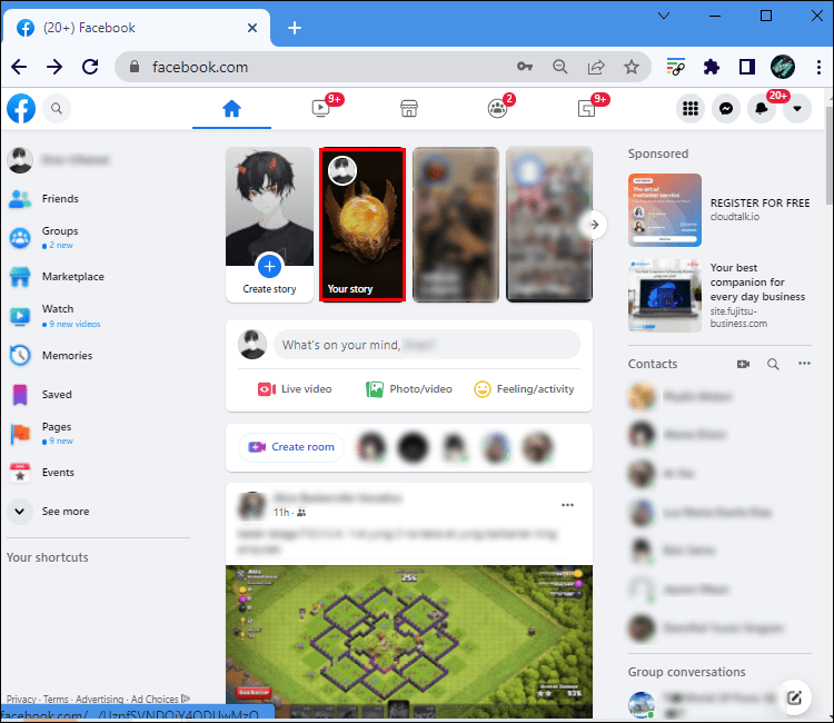 6292aca2c4c96 طريقة إنشاء قصة على فيسبوك على الكمبيوتر أو آيفون أو أندرويد