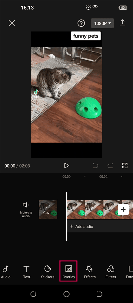 طريقة إضافة خلفية في CapCut 137 629541fe66e44 طريقة إضافة خلفية في CapCut