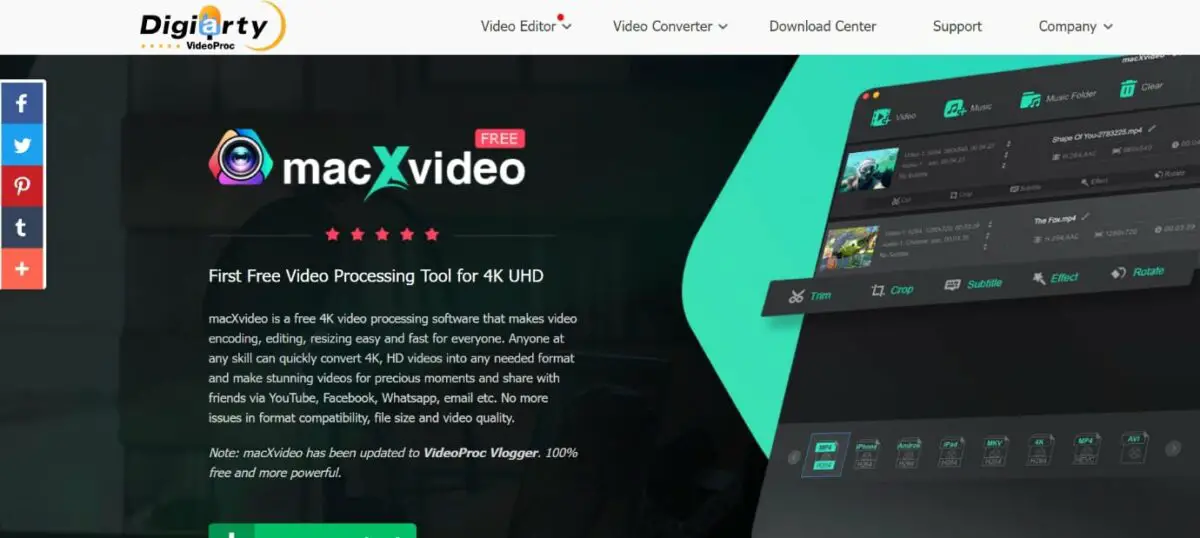 MacXvideo. أفضل البدائل المجانية لبرنامج Adobe Premiere Pro
