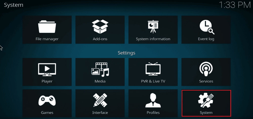 حدد النظام. طريقة تثبيت SuperRepo على Kodi