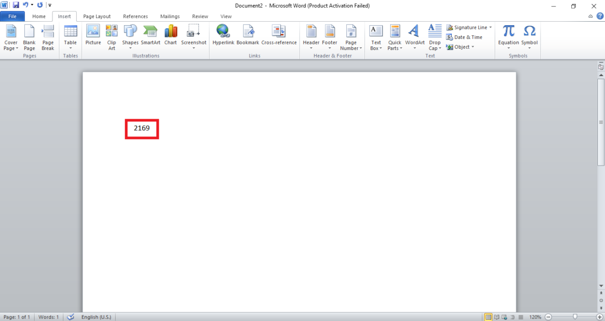 اكتب Unicode 2169. طريقة كتابة الأرقام الرومانية في Word