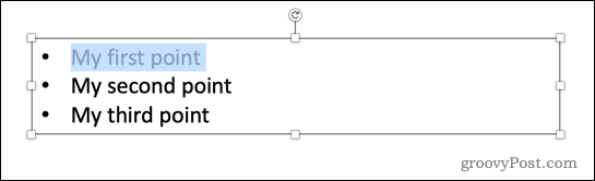 طريقة إخفاء النص حتى يتم النقر عليه في باور بوينت 65 تمييز النص في باور بوينت