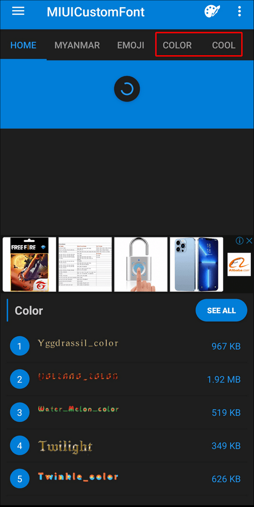 طريقة تغيير الخط في MIUI 77 629ea68149a56 طريقة تغيير الخط في MIUI