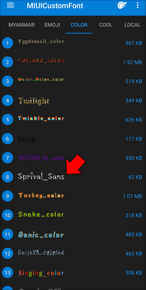 طريقة تغيير الخط في MIUI 78 629ea685c74fc طريقة تغيير الخط في MIUI